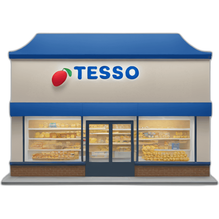 Tesco storefront emoji