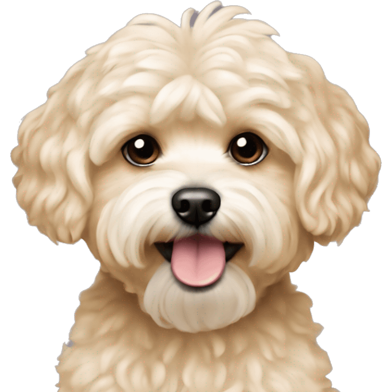 Blondy maltipoo emoji