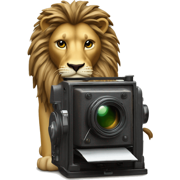 ROLAND TANDY CAMARA WITH LION emoji