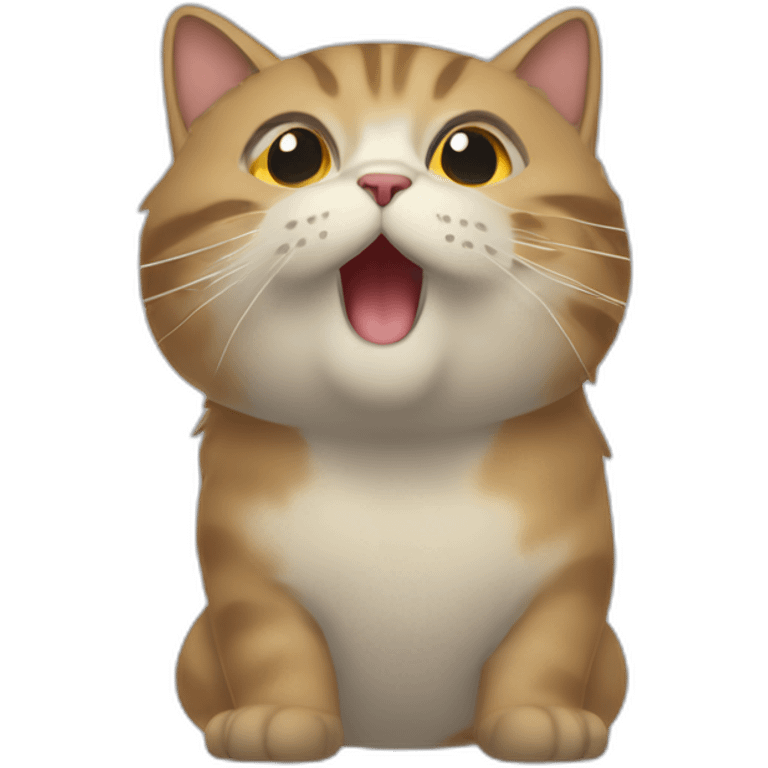 chat qui porte une doudoune emoji