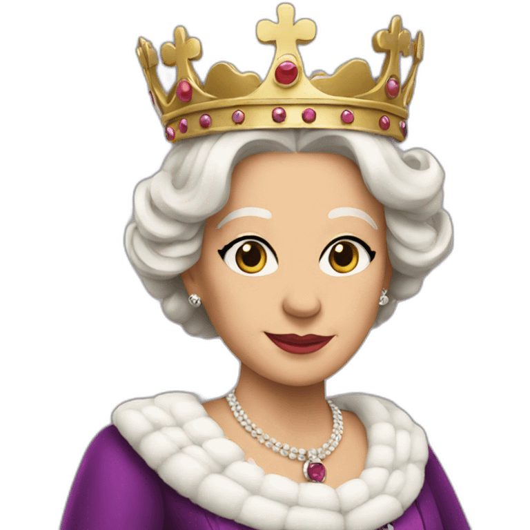 Queen of england emoji