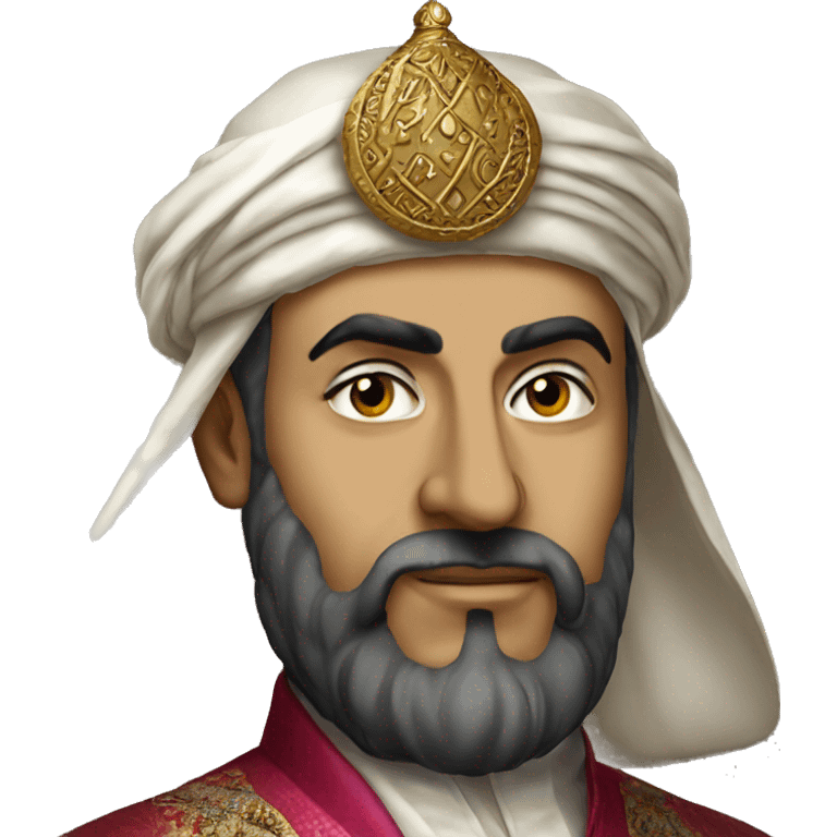 Suleiman the Magnificent in Ottoman clothing emoji