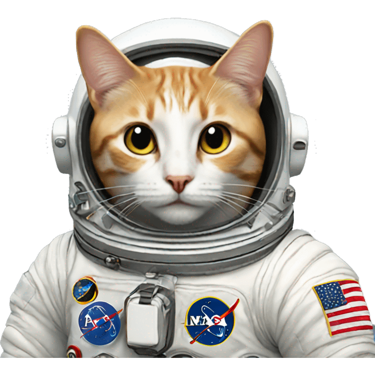 Cat astronaut emoji