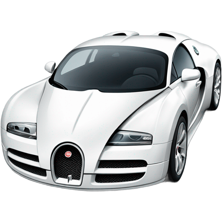 White Bugatti  emoji