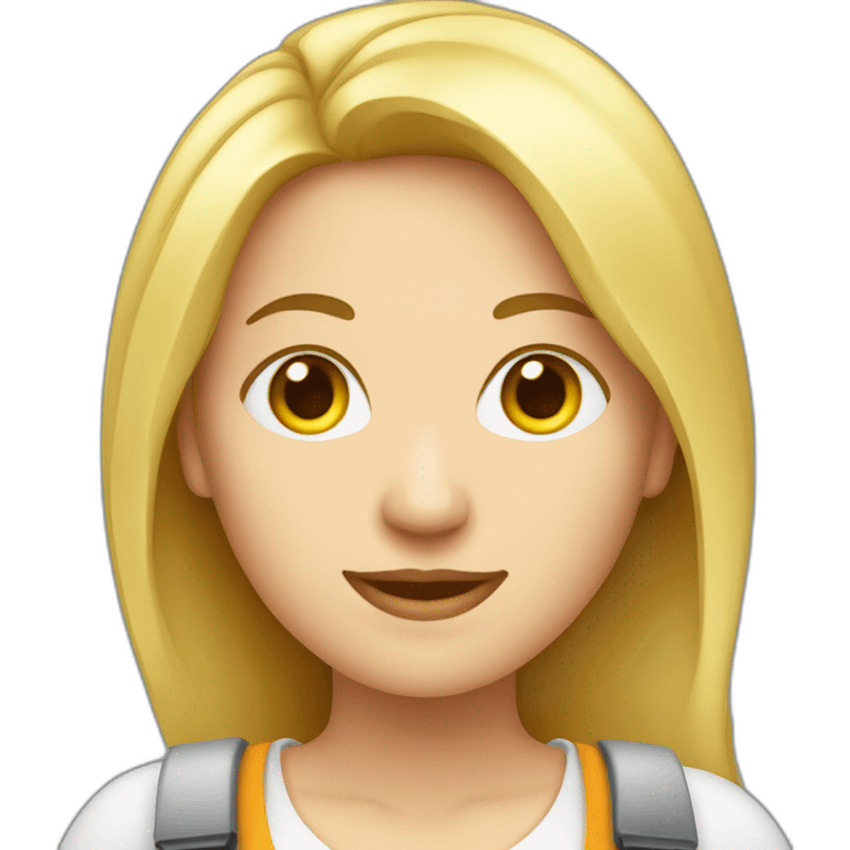 proofreader- woman- caucasic emoji