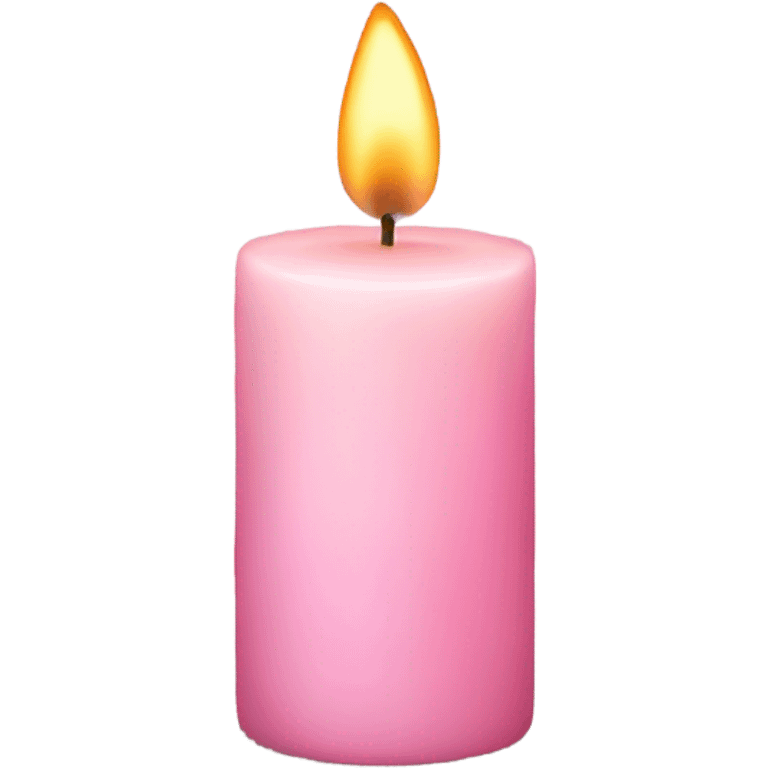 light pink candle emoji