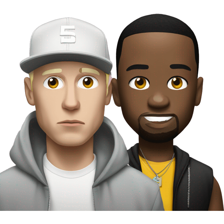 eminem and 50 cent emoji