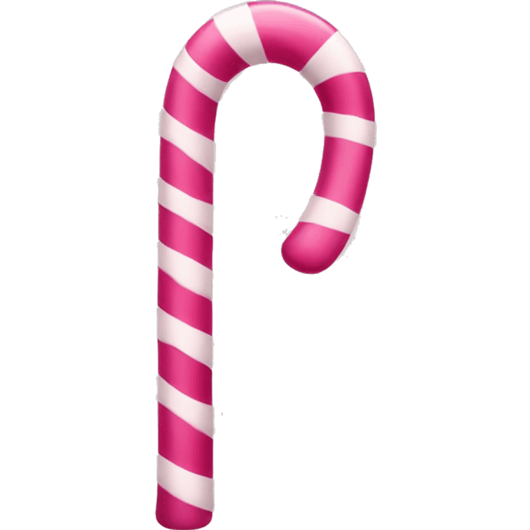 pink candy cane emoji