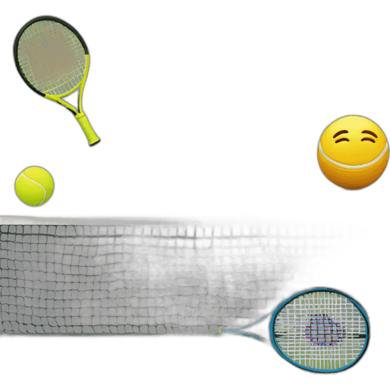 Playing tennis emoji