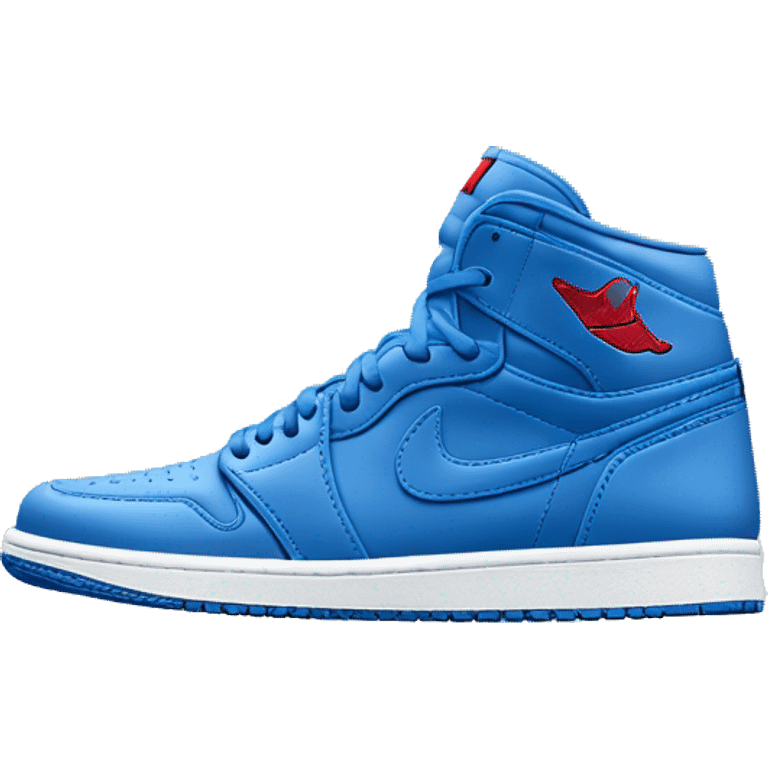 Air Jordan 1s blue emoji