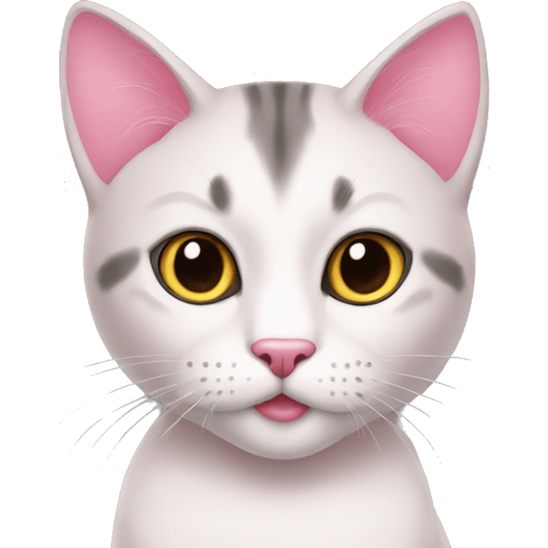 Gato rosa emoji