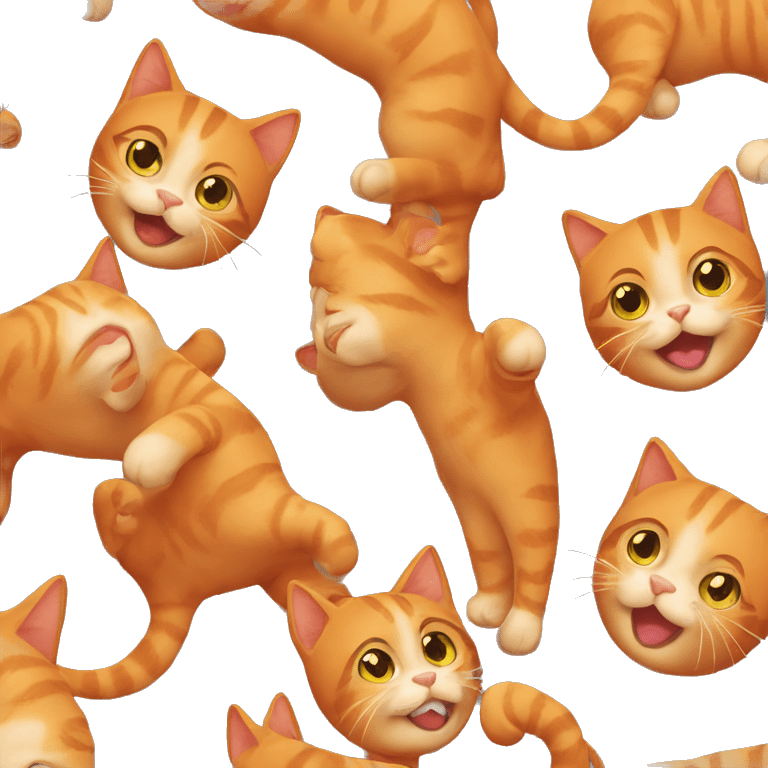 Orange cat emoji