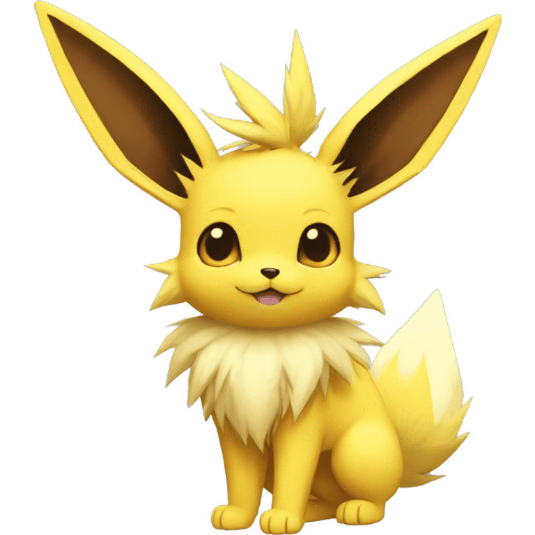 Eevee-Jolteon full body emoji