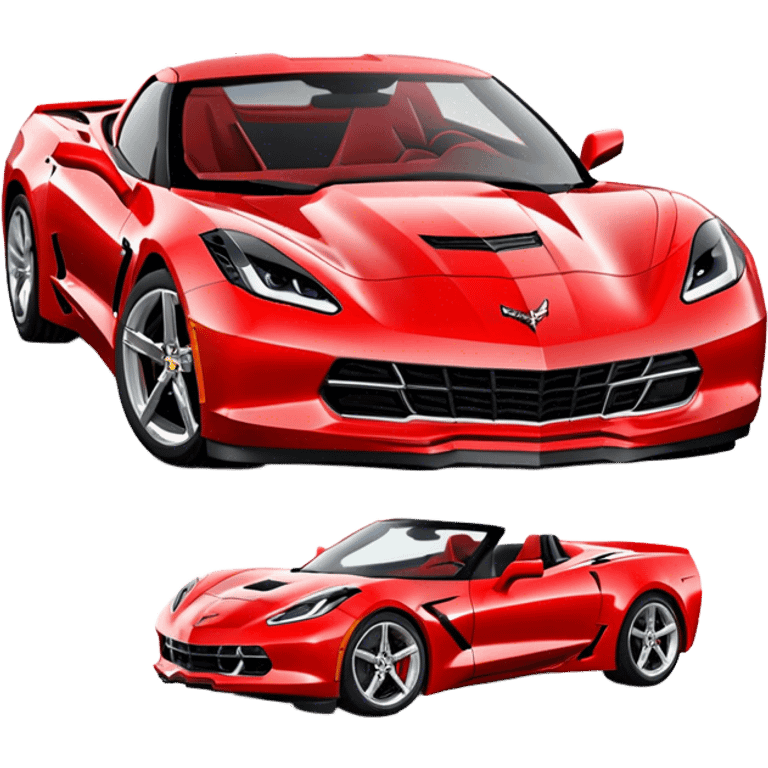 Chevrolet Corvette - Chevrolet (Model Year: 2022) (Iconic colour: Red) emoji