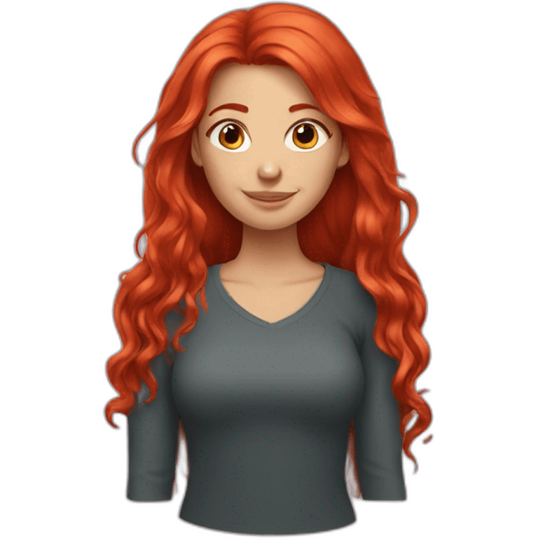 red hair girl emoji