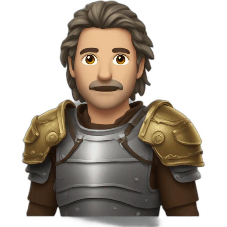 Un sanglier avec une armure en fer emoji