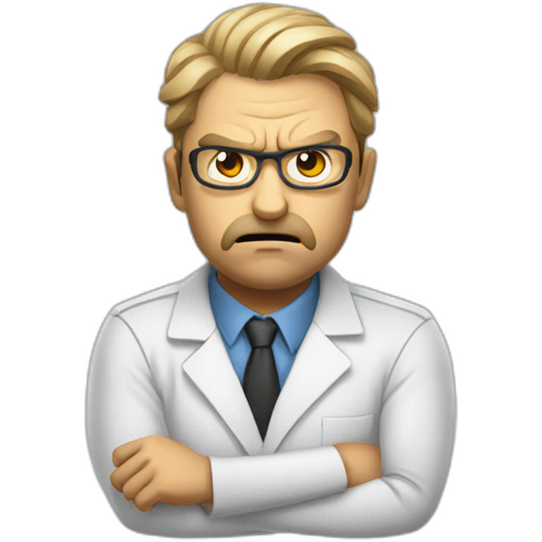 Angry bioinformatician emoji