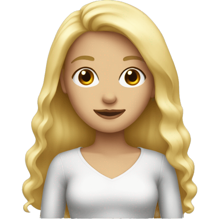 Blonde girl emoji