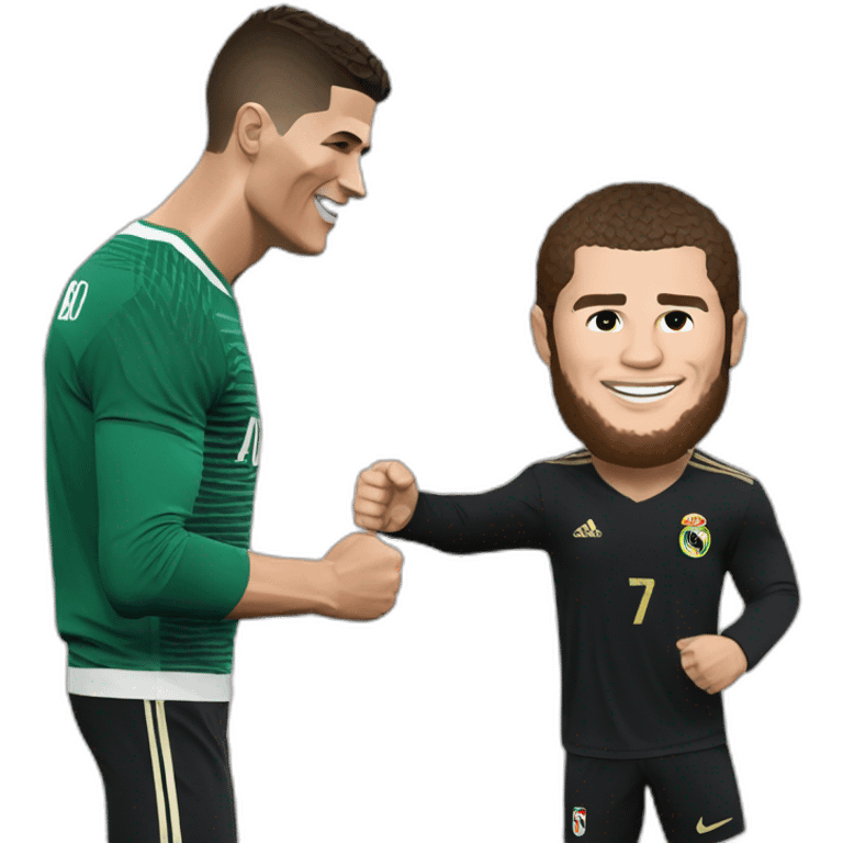 cristiano ronaldo met khabib emoji