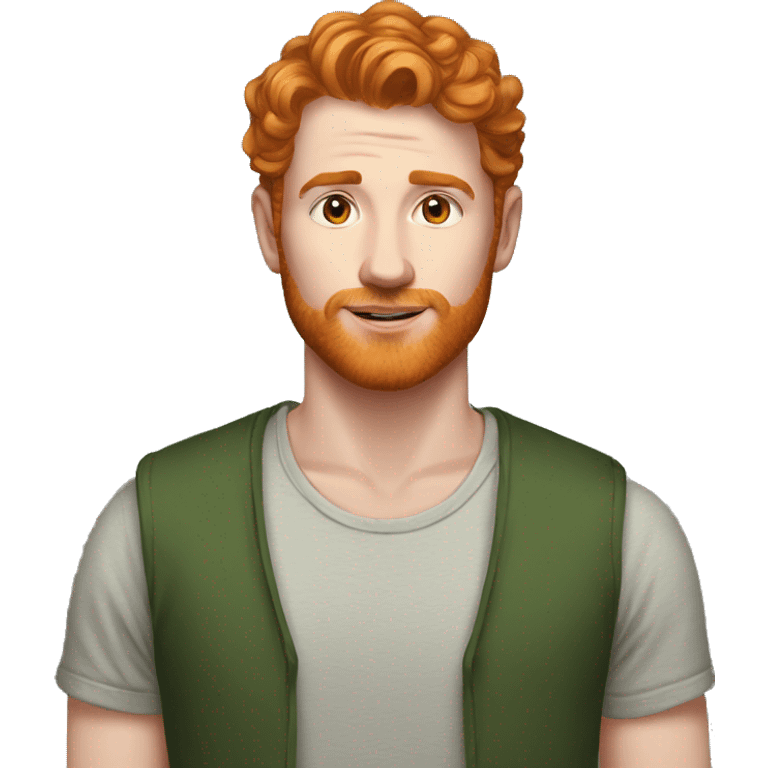 Portrait, Irish Male, 34, Ginger, Kieran emoji