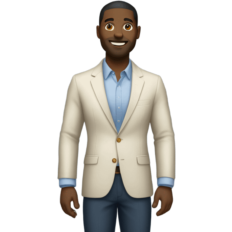 black gay guy mid 30s emoji