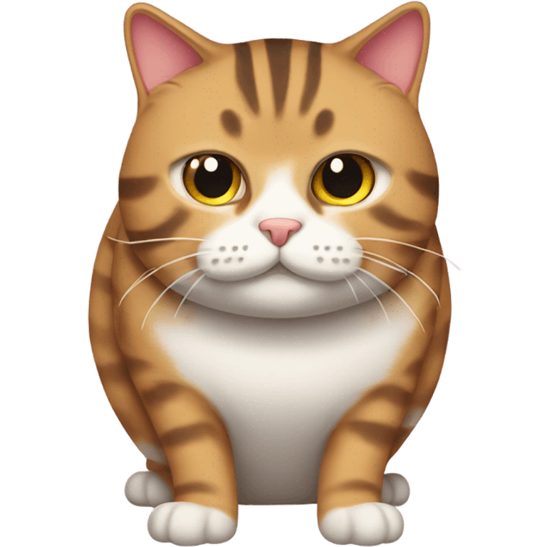 Fat tabby cat emoji