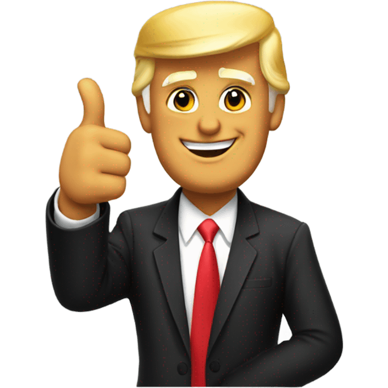 Trump thumbs up emoji