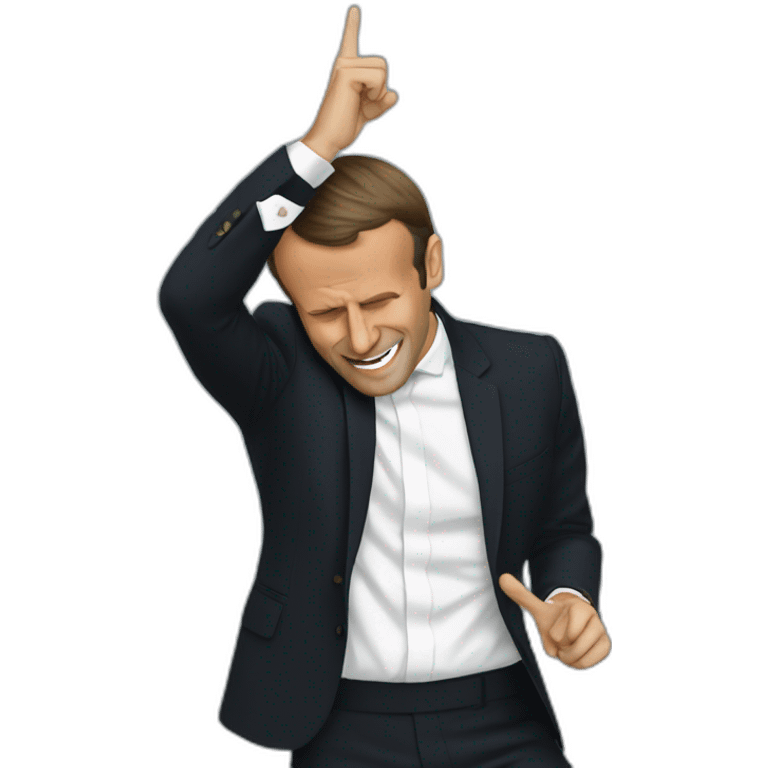 Emmanuel macron dab emoji