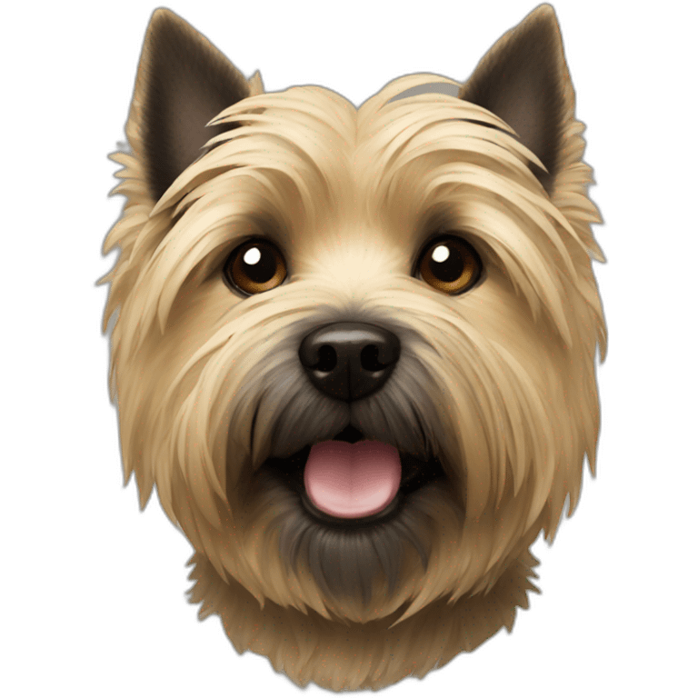 Cairn Terrier head emoji