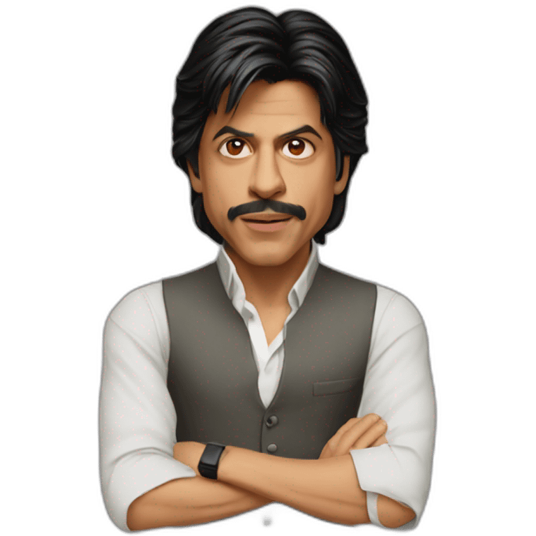 shahrukh in dunki emoji