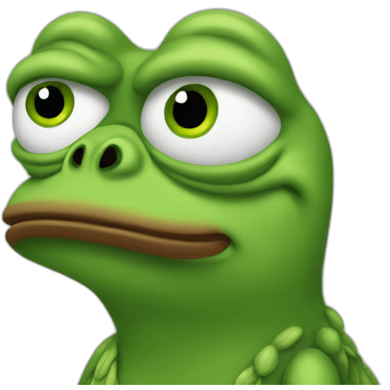 Pepe disappointed emoji