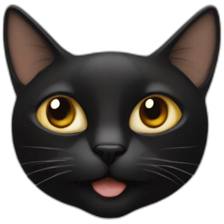 Gato negro emoji