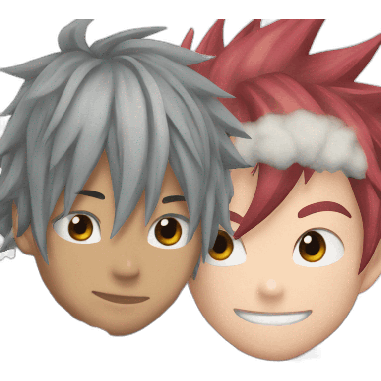 Natsu et grey emoji