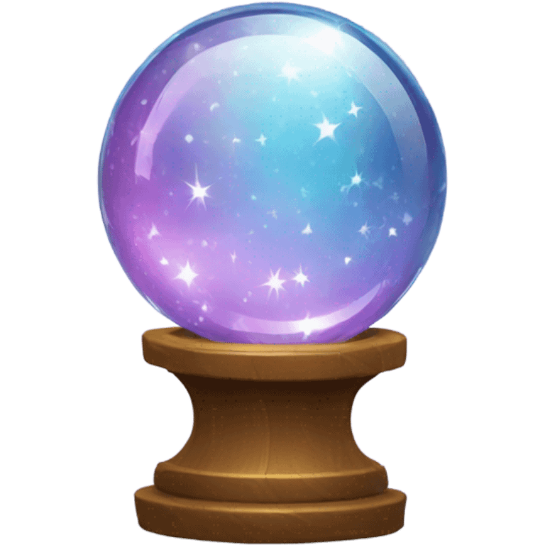 crystal ball sparkles emoji