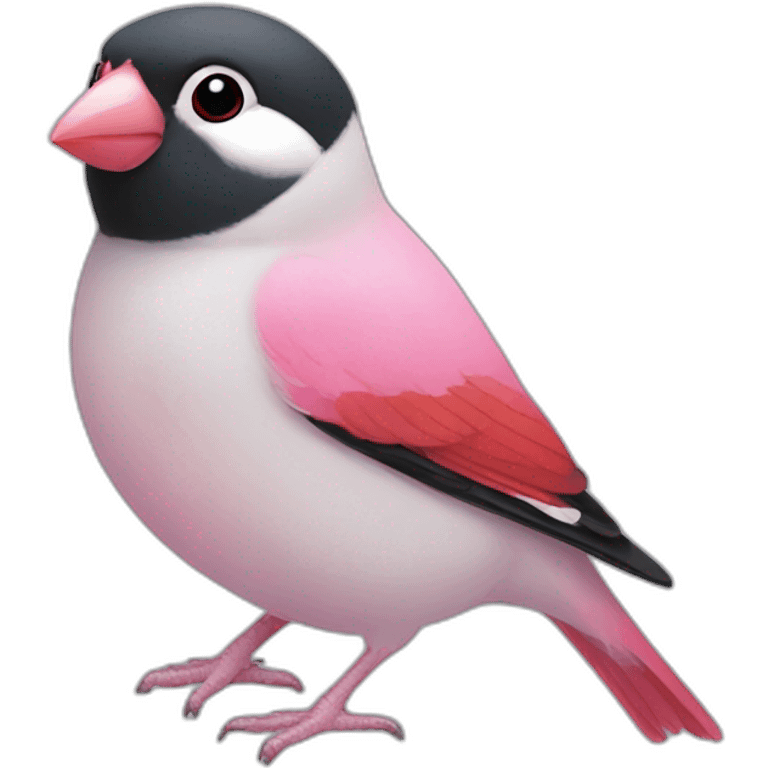 pink java sparrow emoji