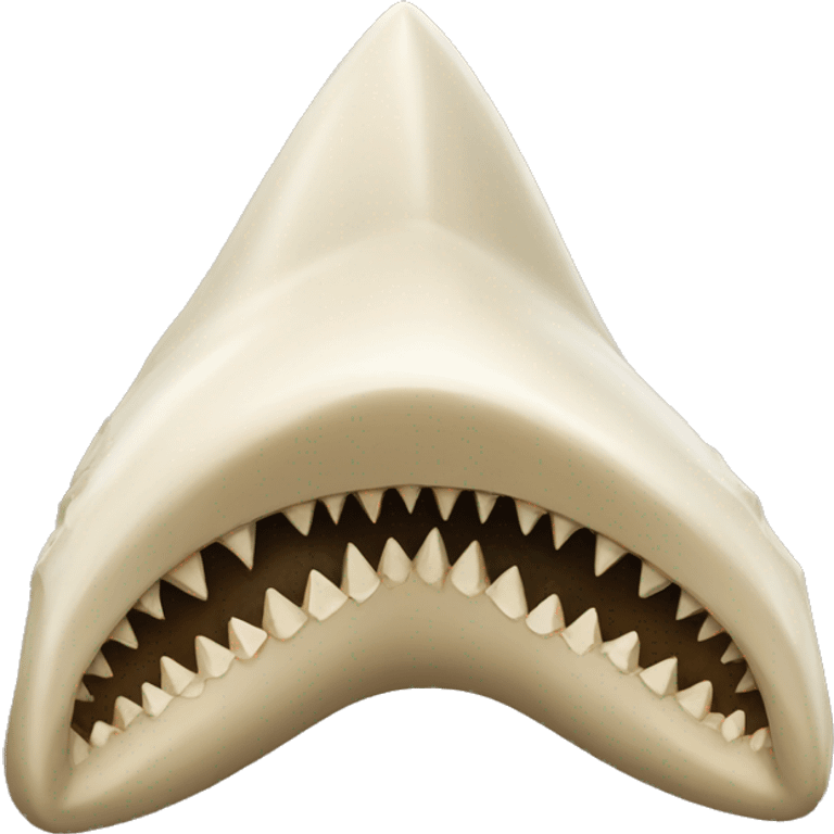 shark tooth fossil emoji