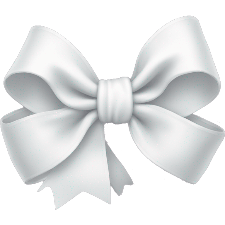 white bow emoji