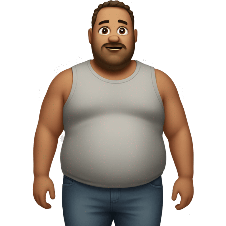 Fat dude emoji