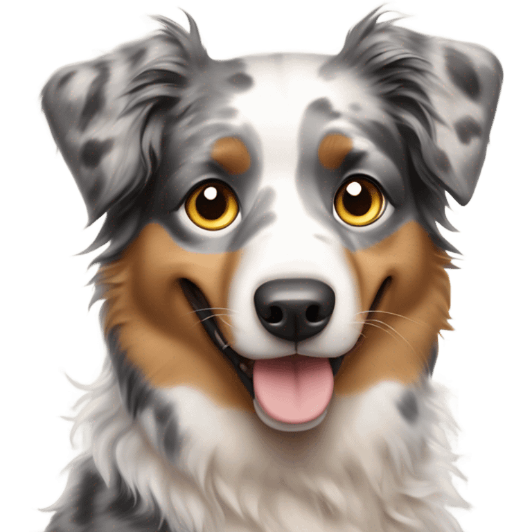 Australian shepherd dog emoji