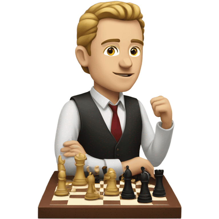 Elon playing chess emoji