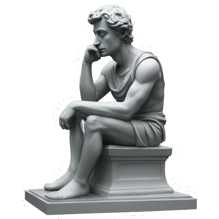 Thinker Statue emoji