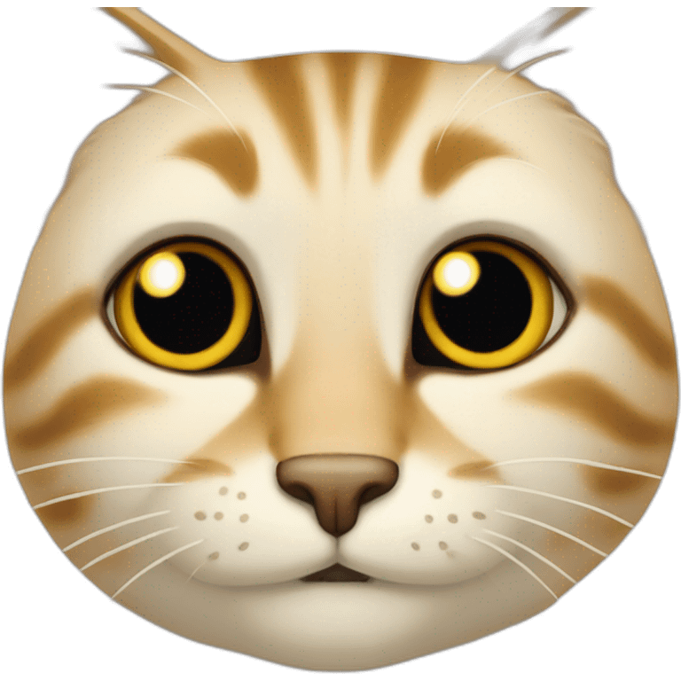 Un chat qui fait un doigt emoji