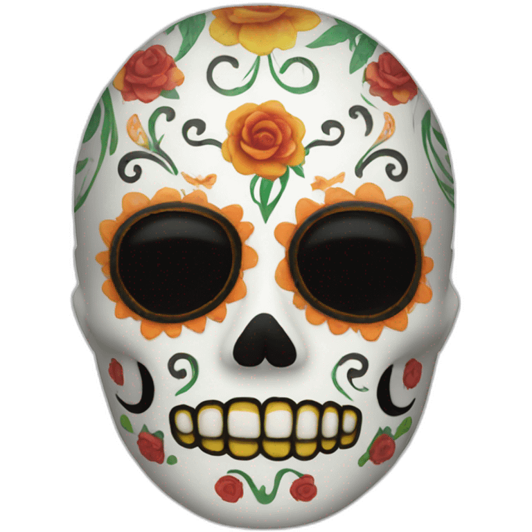 the day of the dead mask emoji