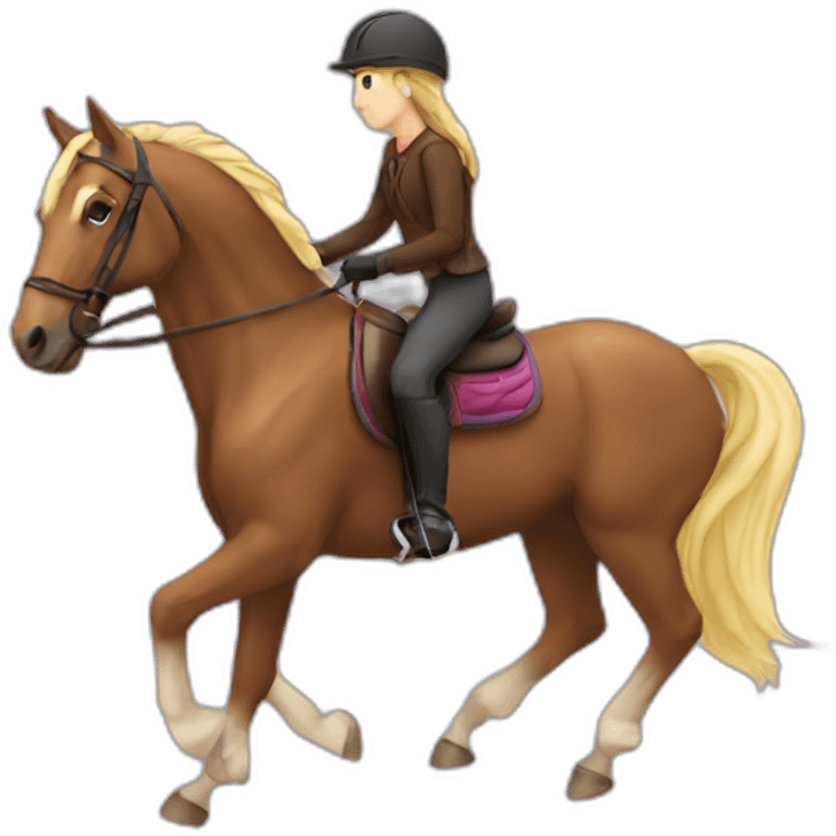 horse and rider emoji