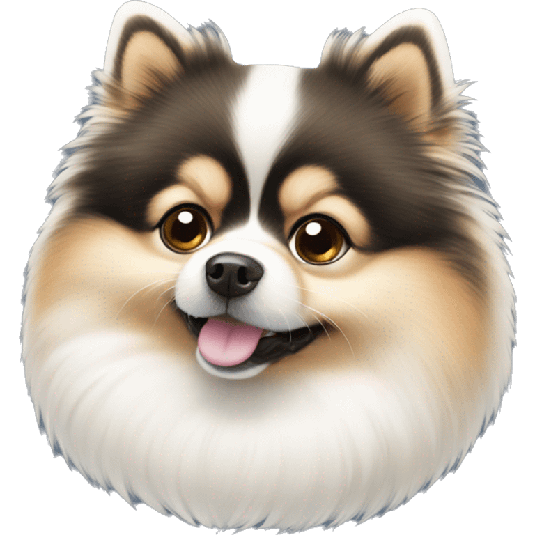 Pomeranian snow  emoji