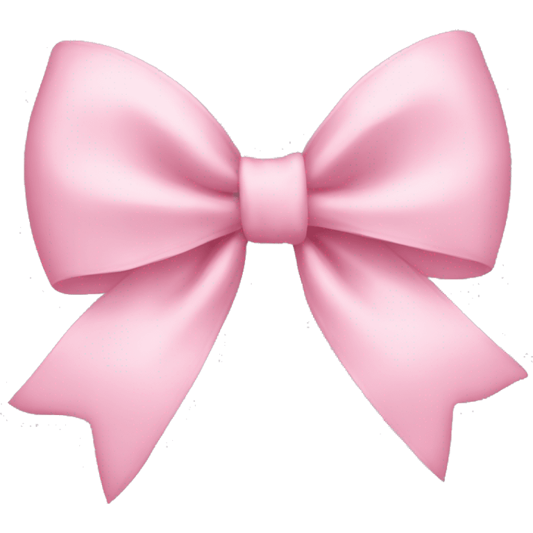 Soft pink bow  emoji