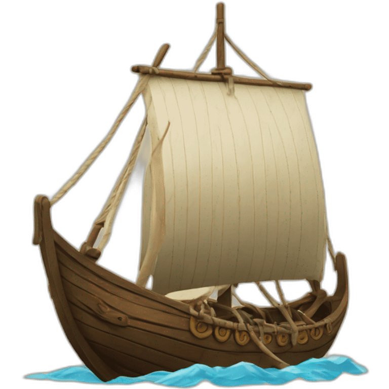 Norse longship emoji