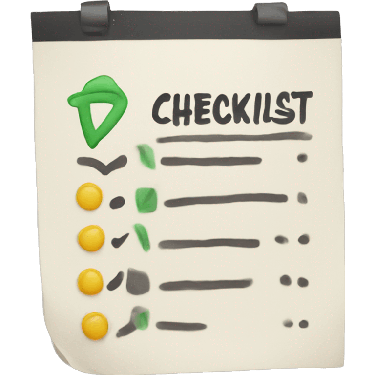 checklist emoji