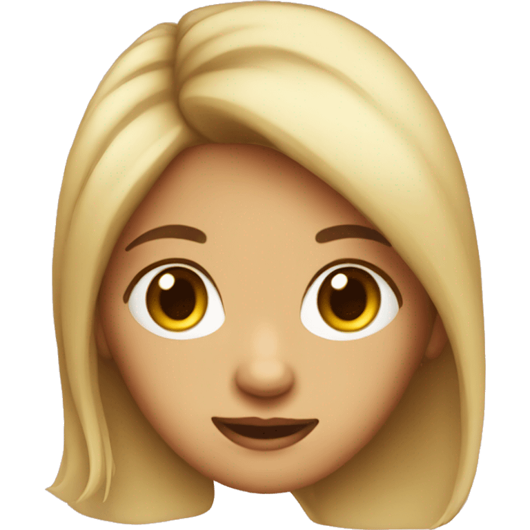 Cute girl emoji