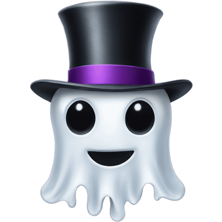 Ghost top hat  emoji